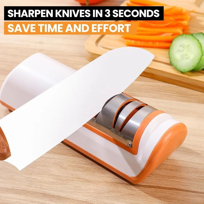 Affûteur de couteaux professionnel 2 niveaux, automatique et rechargeable - Zone shopping