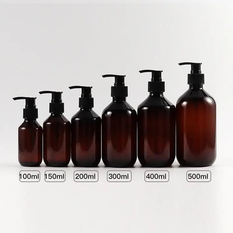 AfricPŽ - Récipient liquide en plastique, distributeur de gel douche HI, shampoing au quotidien, vaisselle de cuisine, 100 ml, 200 ml, 300 ml, 400 ml, 500ml - Zone shopping