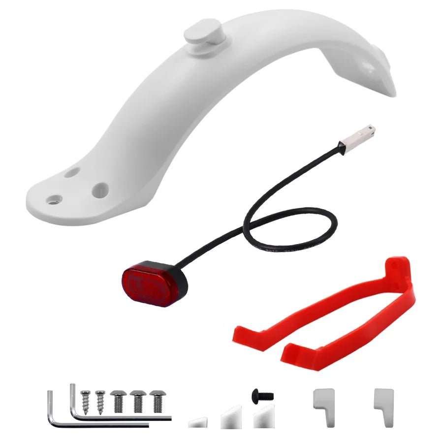 Aile de garde - boue arrière Xiaomi M365/M365 Pro - Support et plaque - Zone shopping
