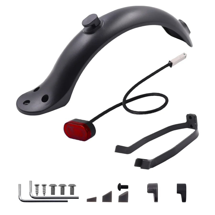 Aile de garde - boue arrière Xiaomi M365/M365 Pro - Support et plaque - Zone shopping