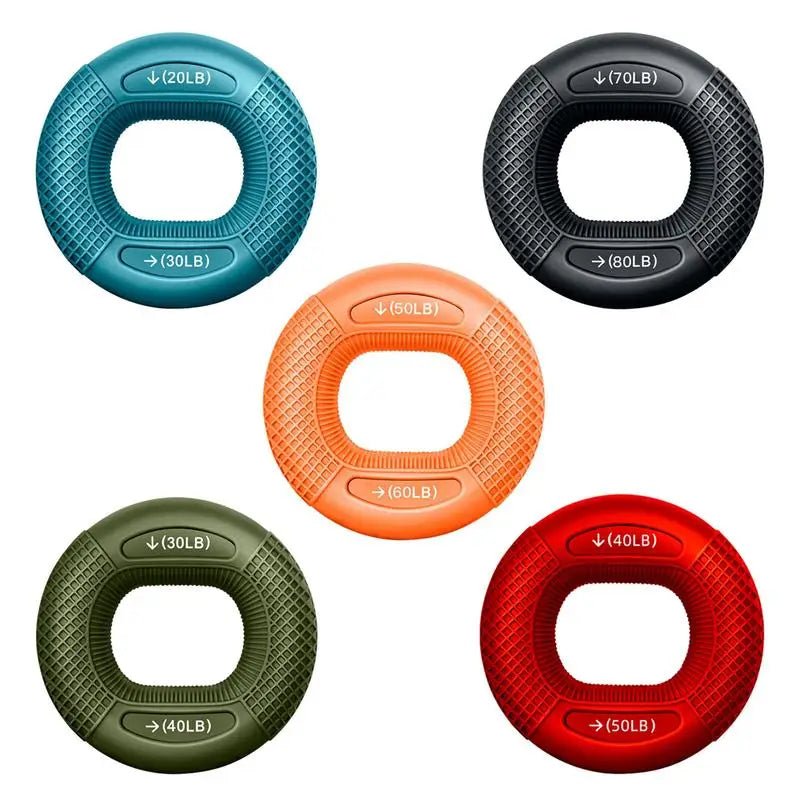 Anneau de préhension en Silicone pour les doigts, renforcement musculaire des mains, entraîneur de poignet et de doigts, exercice extenseur carpien, dispositif d'entraînement et de Fitness - Zone shopping