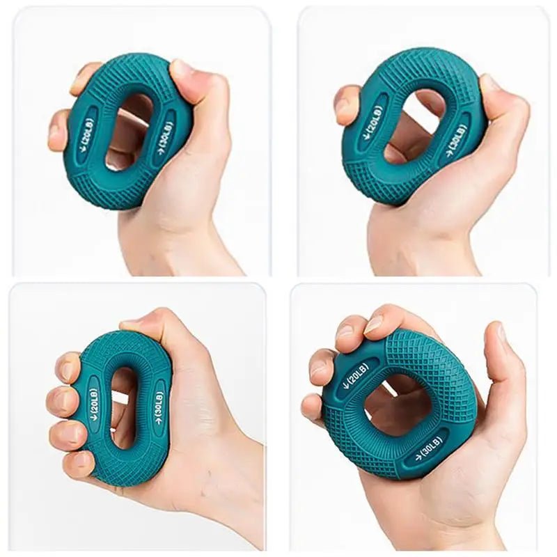 Anneau de préhension en Silicone pour les doigts, renforcement musculaire des mains, entraîneur de poignet et de doigts, exercice extenseur carpien, dispositif d'entraînement et de Fitness - Zone shopping