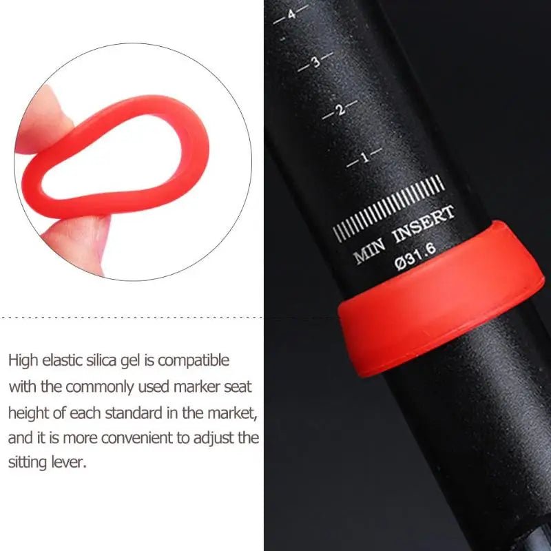 Anneau de tige de selle étanche pour vélo, housse anti - poussière - Zone shopping