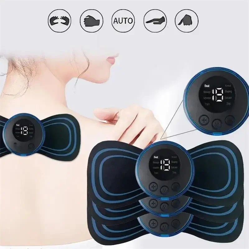 Appareil de massage EMS Ohio : 8 modes, 2 - 4 pièces, soulagement cervical - Zone shopping