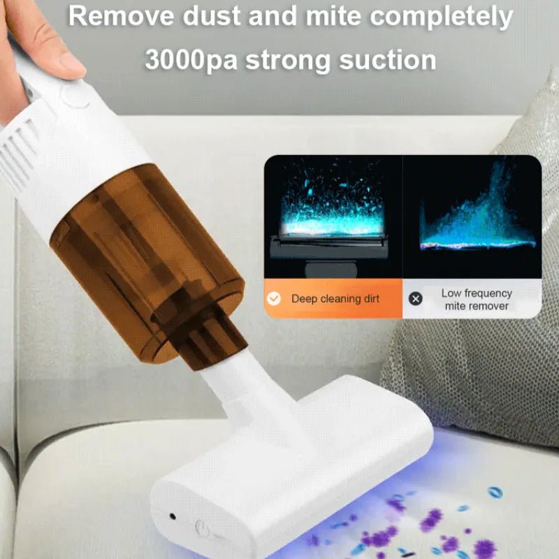 Aspirateur portable anti - acariens sans fil pour maison et voiture - Zone shopping