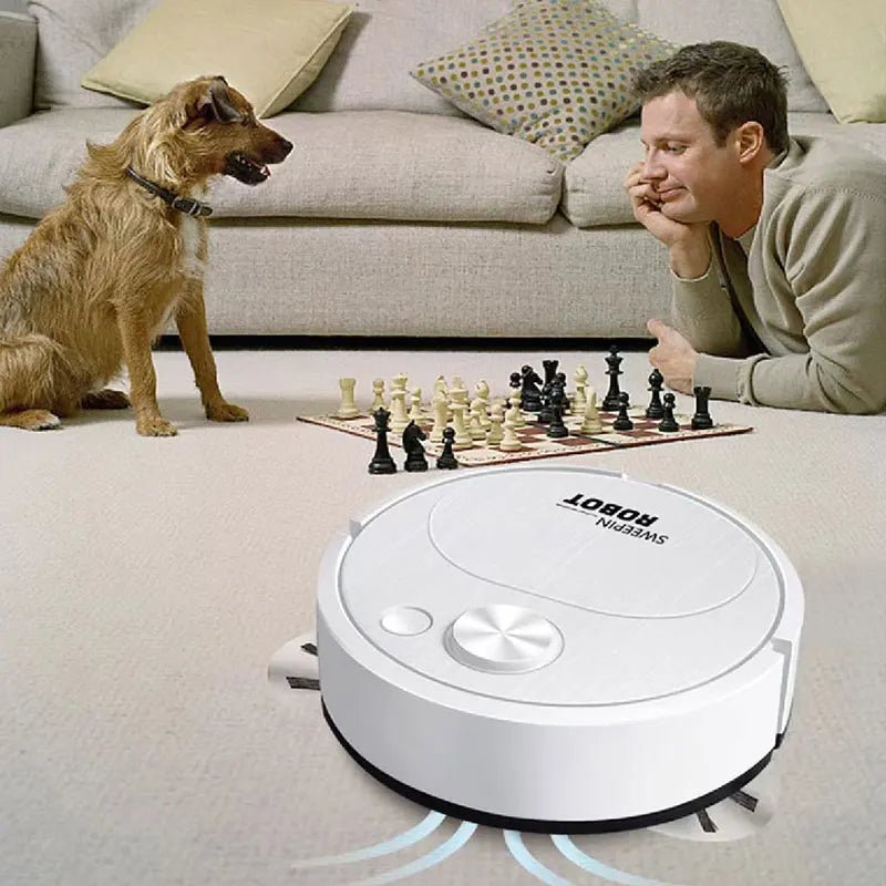 Aspirateur robot intelligent 3 en 1 sans fil 1500Pa pour maison - Zone shopping