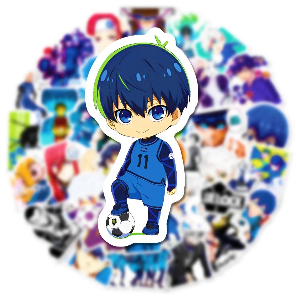 Autocollants Anime Football Isagi Yoichi - 10/30/50pcs Décalcomanies - Zone shopping