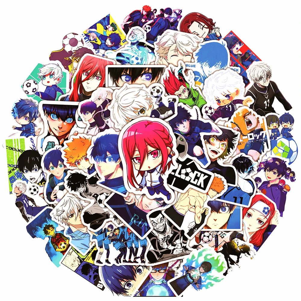 Autocollants Anime Football Isagi Yoichi - 10/30/50pcs Décalcomanies - Zone shopping
