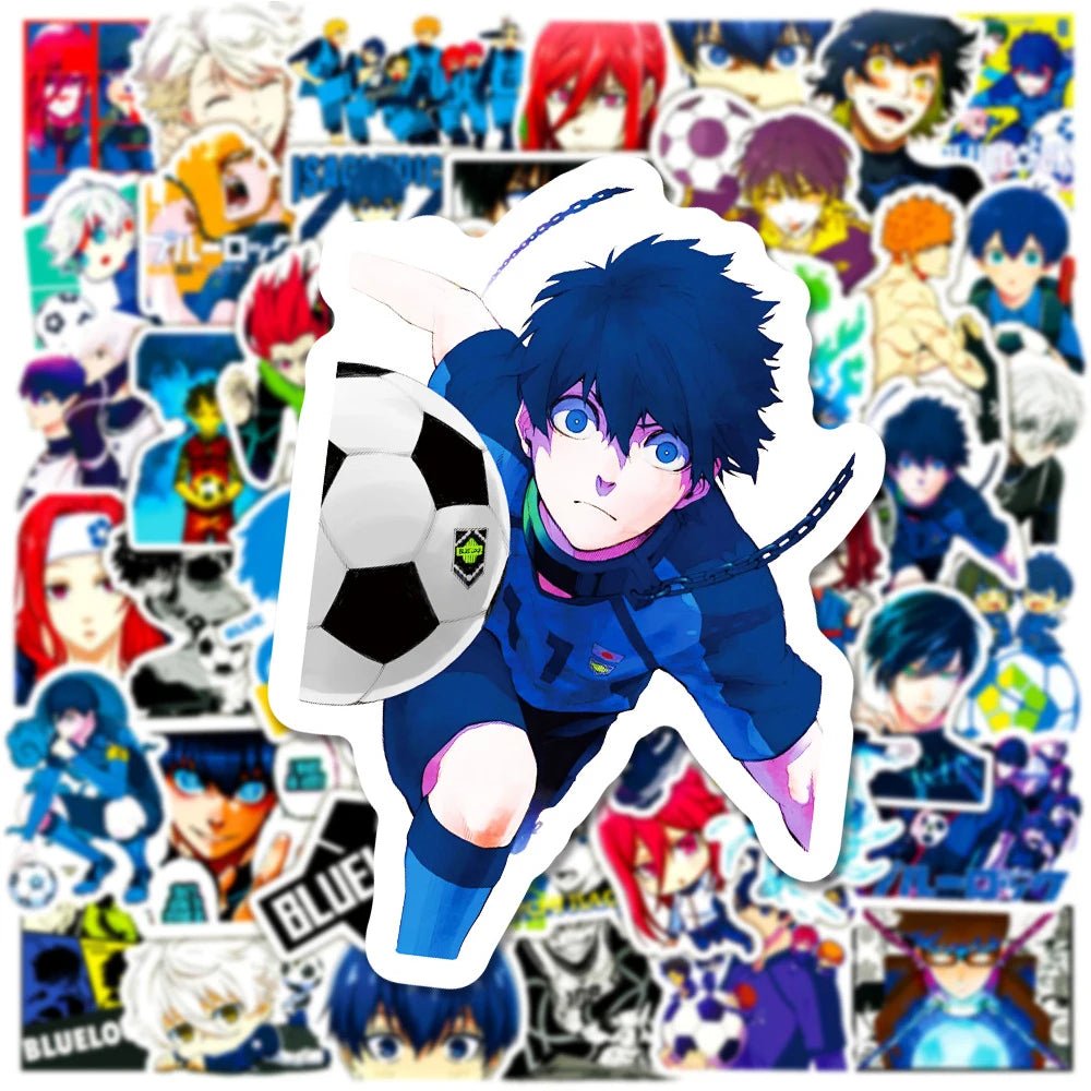 Autocollants Anime Football Isagi Yoichi - 10/30/50pcs Décalcomanies - Zone shopping