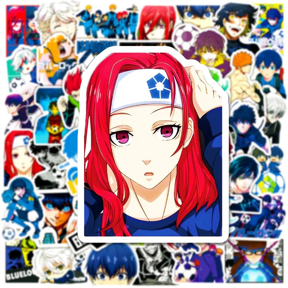Autocollants Anime Football Isagi Yoichi - 10/30/50pcs Décalcomanies - Zone shopping