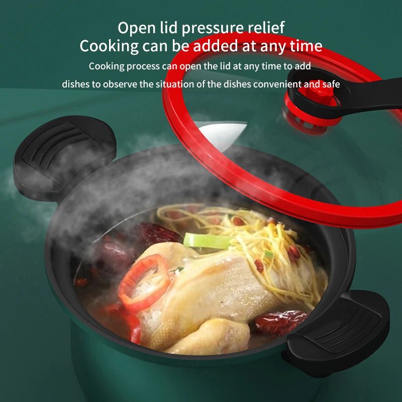 Autocuiseur antiadhésif 3,5L pour soupe, viande et riz - Zone shopping