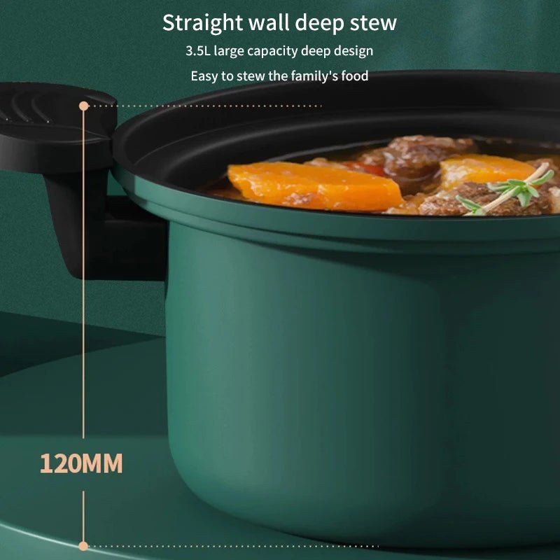 Autocuiseur antiadhésif 3,5L pour soupe, viande et riz - Zone shopping