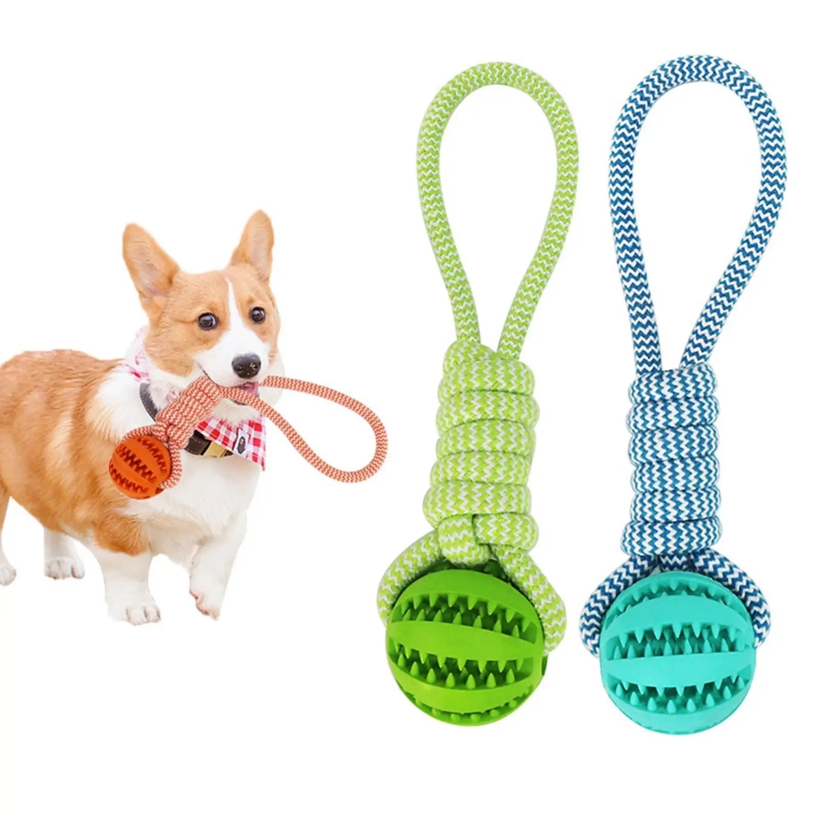 Balle à mâcher ChFukiQ pour chien - jouet dentaire en caoutchouc - Zone shopping