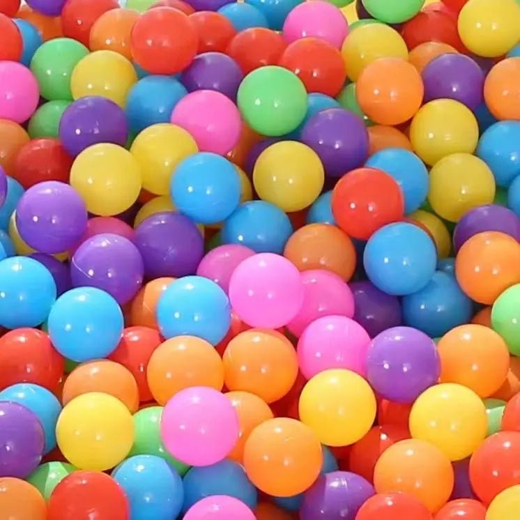 Balle Colorée Écologique pour Enfants - 100 Pièces de Plein Air - Zone shopping