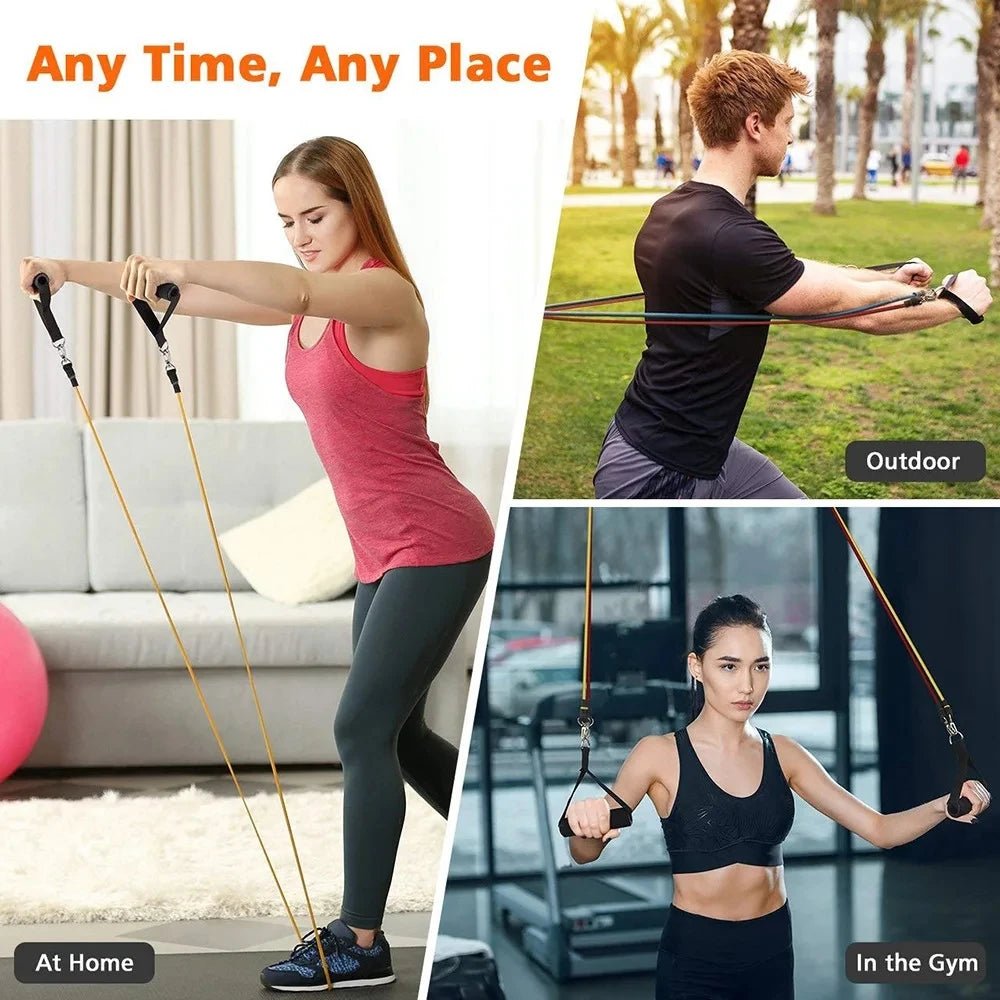 Bandes de résistance 100LBS - Corde élastique pour musculation portable - Zone shopping