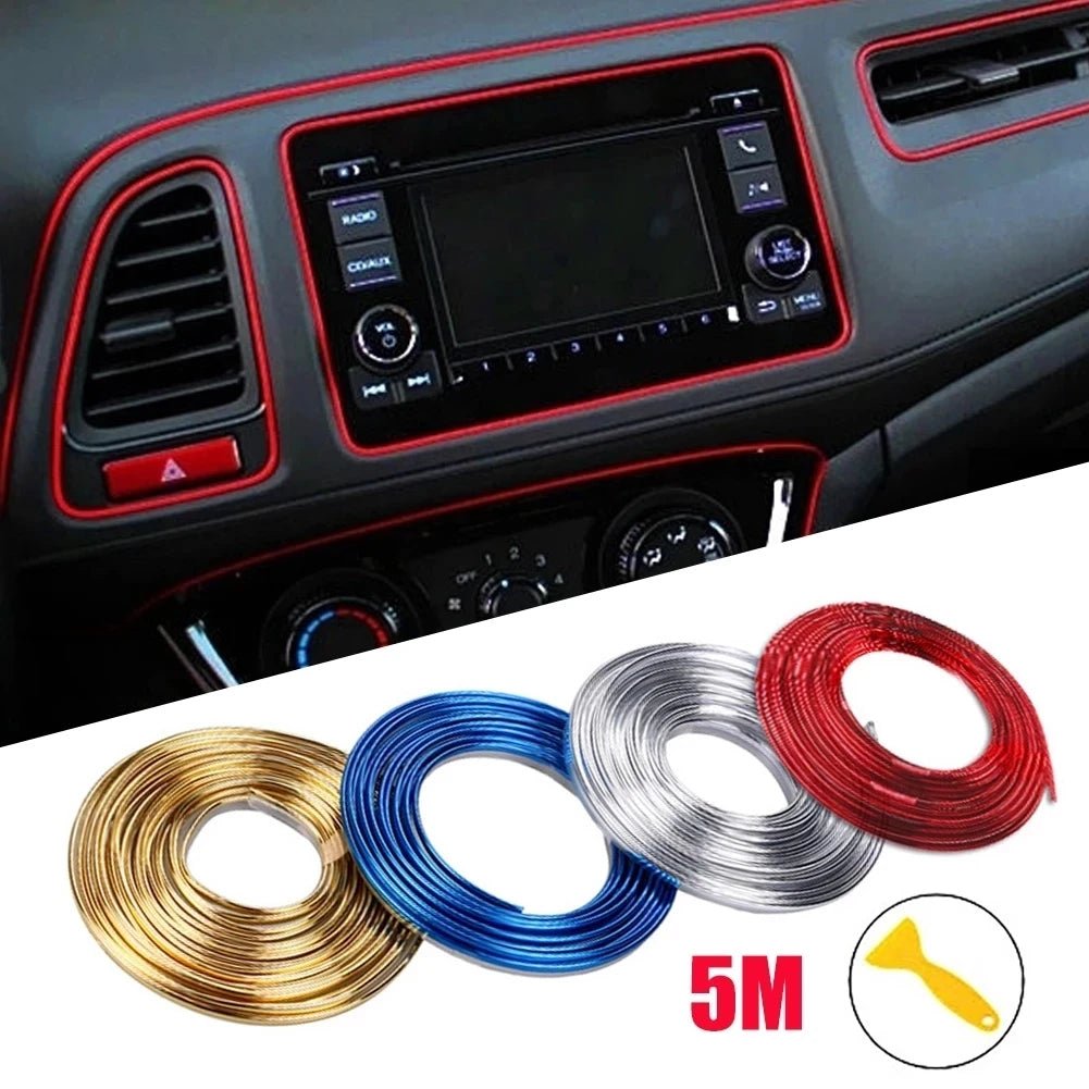 Bandes flexibles de décoration auto - Moulures intérieures 5m, 3m, 1m - Zone shopping