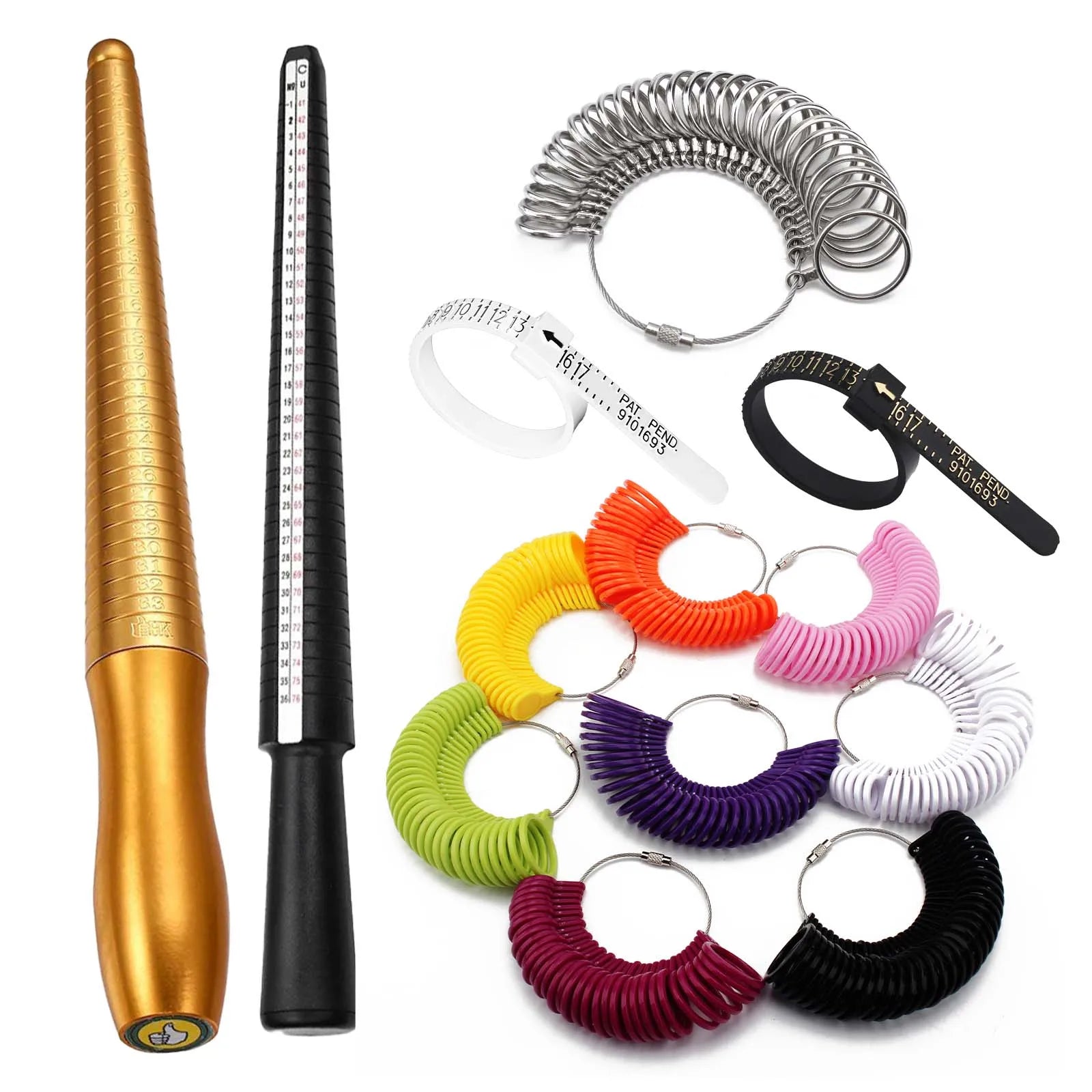 Bâton de mandrin de bague - Outils pro pour mesurer taille bijoux - Zone shopping