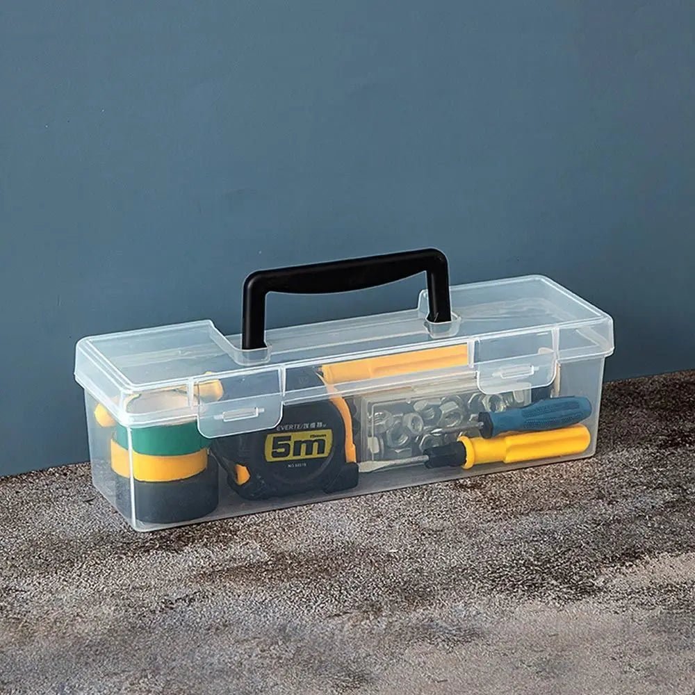 Boîte à outils transparente multifonctionnelle pour rangement pratique - Zone shopping
