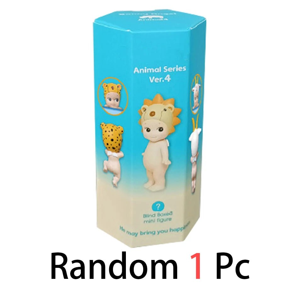 Boîte aveugle animaux dessin animé, 12 pièces, décorations et jouets - Zone shopping