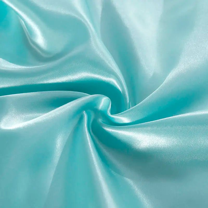 Bonenjoy – drap de lit pour l'été en tissu glacé, draps de dessus en Satin, drap plat lisse pour literie Double (sans taie d'oreiller), 1 pièce - Zone shopping