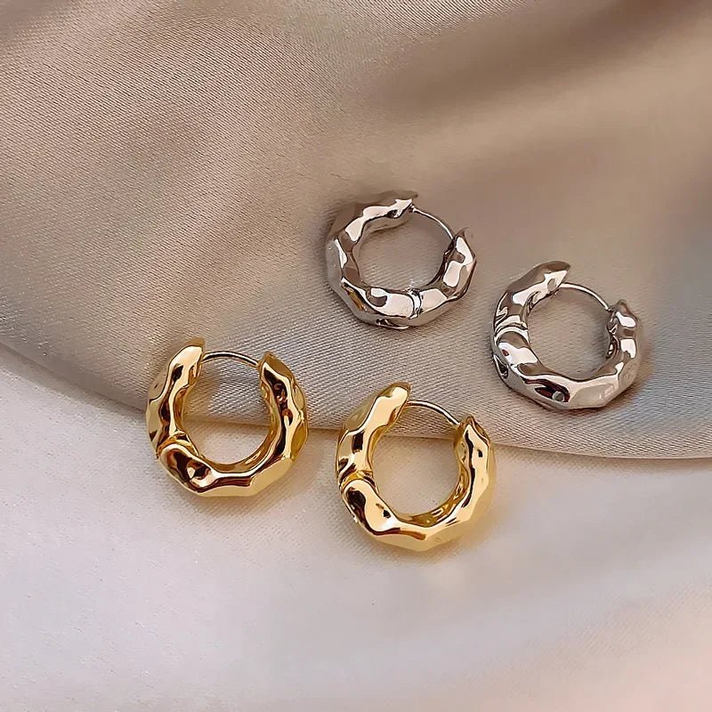 Boucles d'oreilles cerceau en argent 925 pour femmes - Nouvelle collection - Zone shopping