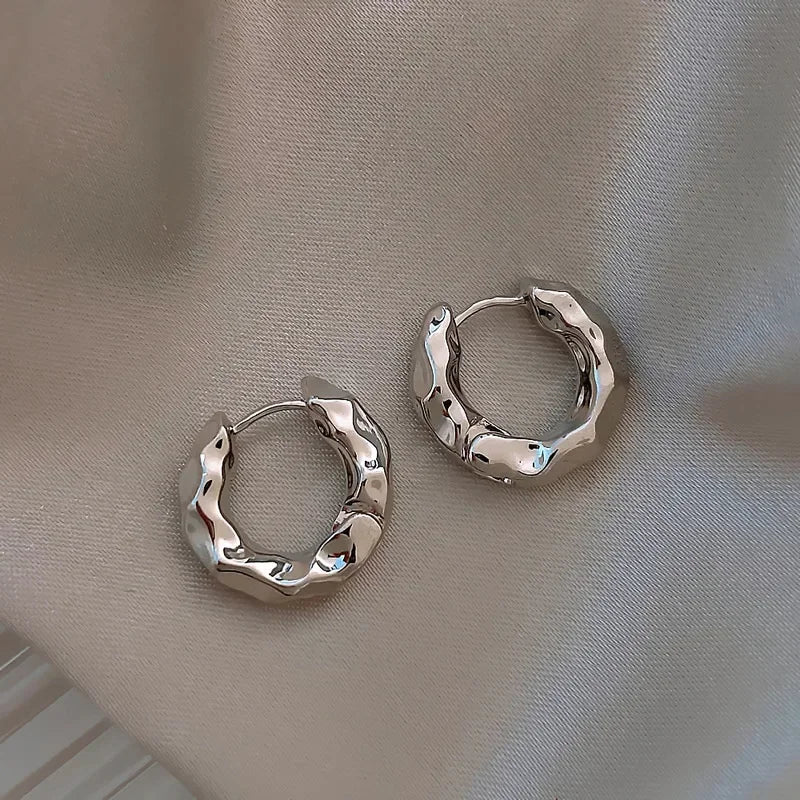 Boucles d'oreilles cerceau en argent 925 pour femmes - Nouvelle collection - Zone shopping