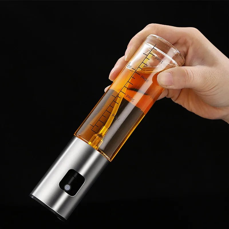 Bouteille de pulvérisation d'huile d'olive en verre, outil de cuisine, gril anti - fuite, distributeur d'huile de barbecue, ustensiles de cuisine, pulvérisateur d'huile d'olive pour rôtir et griller - Zone shopping