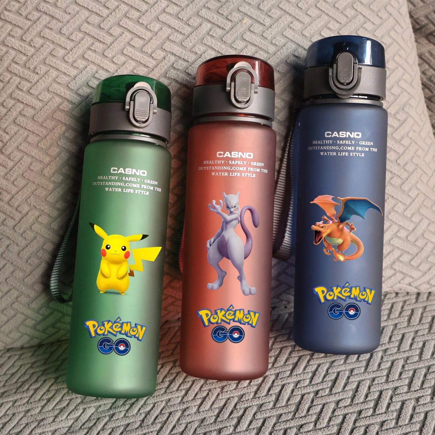 Bouteille d'eau Pokémon 560ML Pikachu Eevee - Portable, Sportive - Zone shopping