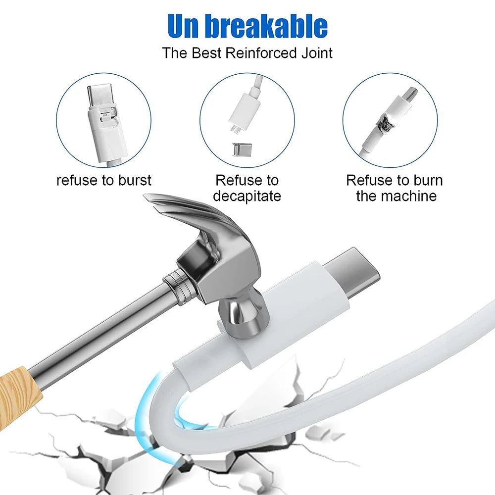Câble USB - C rapide 60W pour iPhone 15, Huawei, Samsung, 1 - 3m - Zone shopping