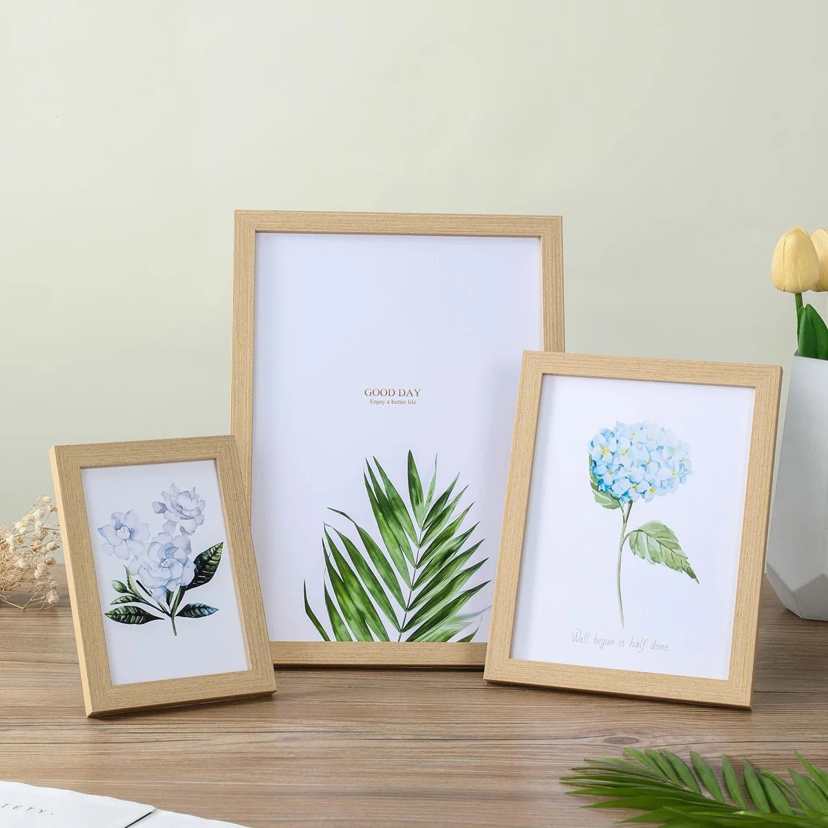 Cadre Photo en Bois 10x15, 15x20, 20x25 cm - Décor et Cadeau - Zone shopping
