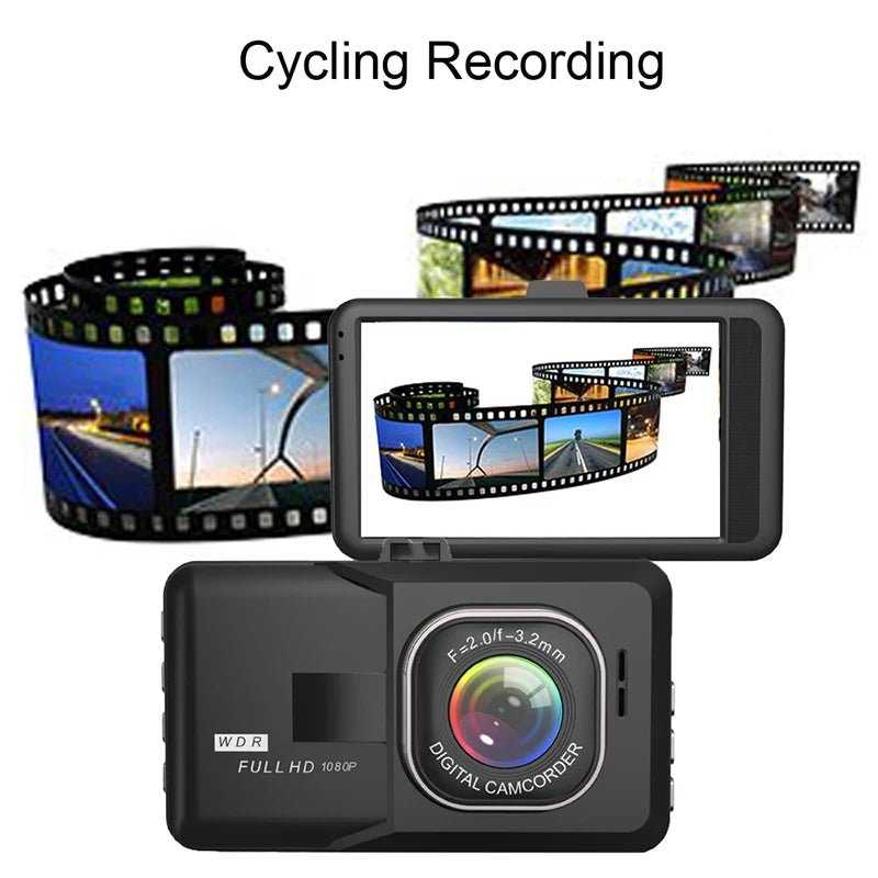 Caméra de Tableau de Bord HD 1080P, Vision Nocturne, DVR Véhicule - Zone shopping