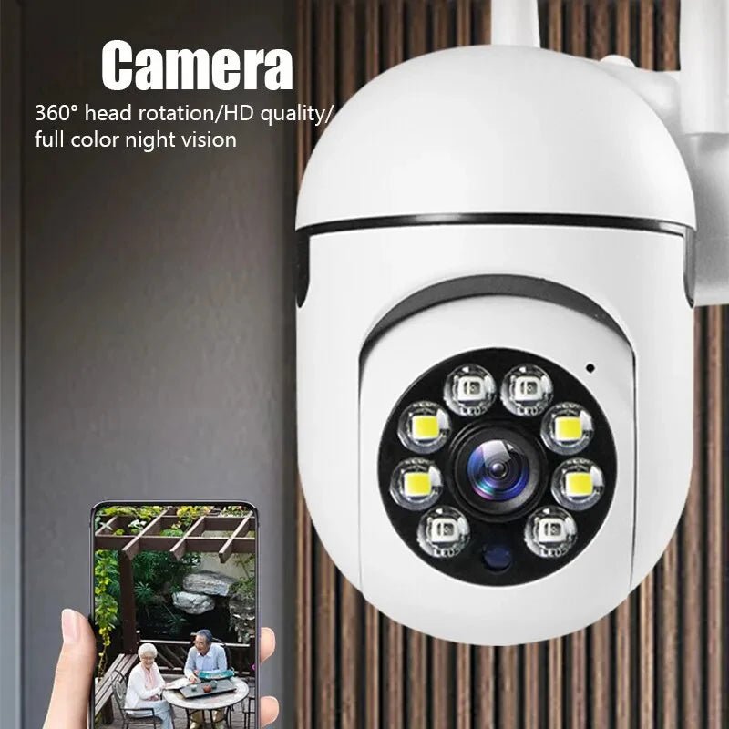 Caméra WiFi PTZ 3MP couleur nuit - Surveillance auto maison CCTV - Zone shopping