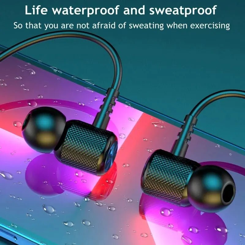 Casque Bluetooth 5.0 HiFi 9D, écouteurs sport étanches en silicone - Zone shopping