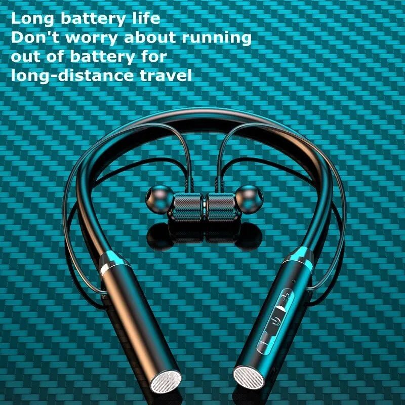 Casque Bluetooth 5.0 HiFi 9D, écouteurs sport étanches en silicone - Zone shopping