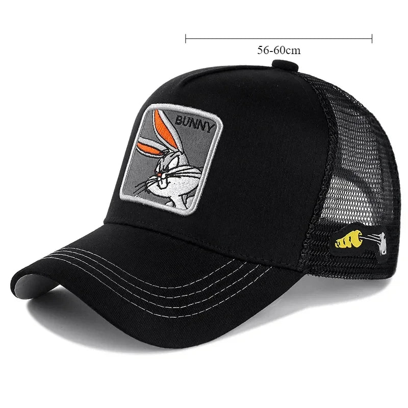 Casquette Baseball Coton Unisexe Hip Hop Cartoon - Zone shopping