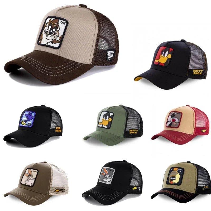 Casquette Baseball Coton Unisexe Hip Hop Cartoon - Zone shopping