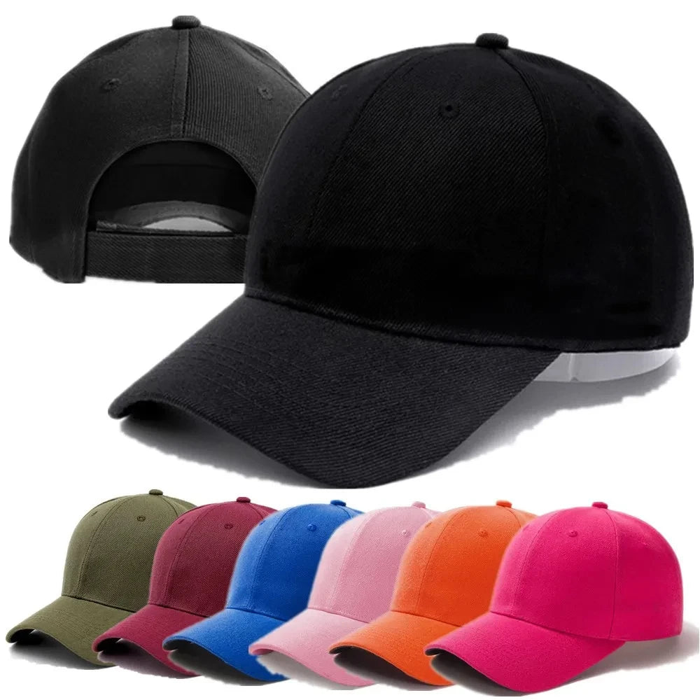 Casquette de Baseball en Coton pour Femmes et Hommes - Vintage Snapback - Zone shopping