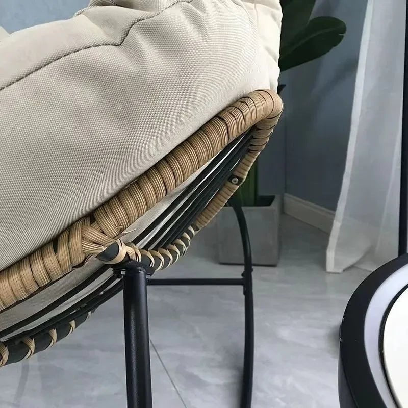Chaise à bascule en rotin X&D - Nid d'oiseau pour balcon et loisirs - Zone shopping