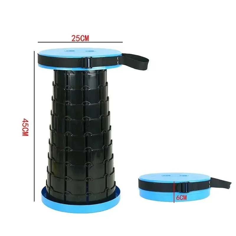 Chaise portable pliable d'extérieur épaisse et joyeuse - Camping idéal - Zone shopping