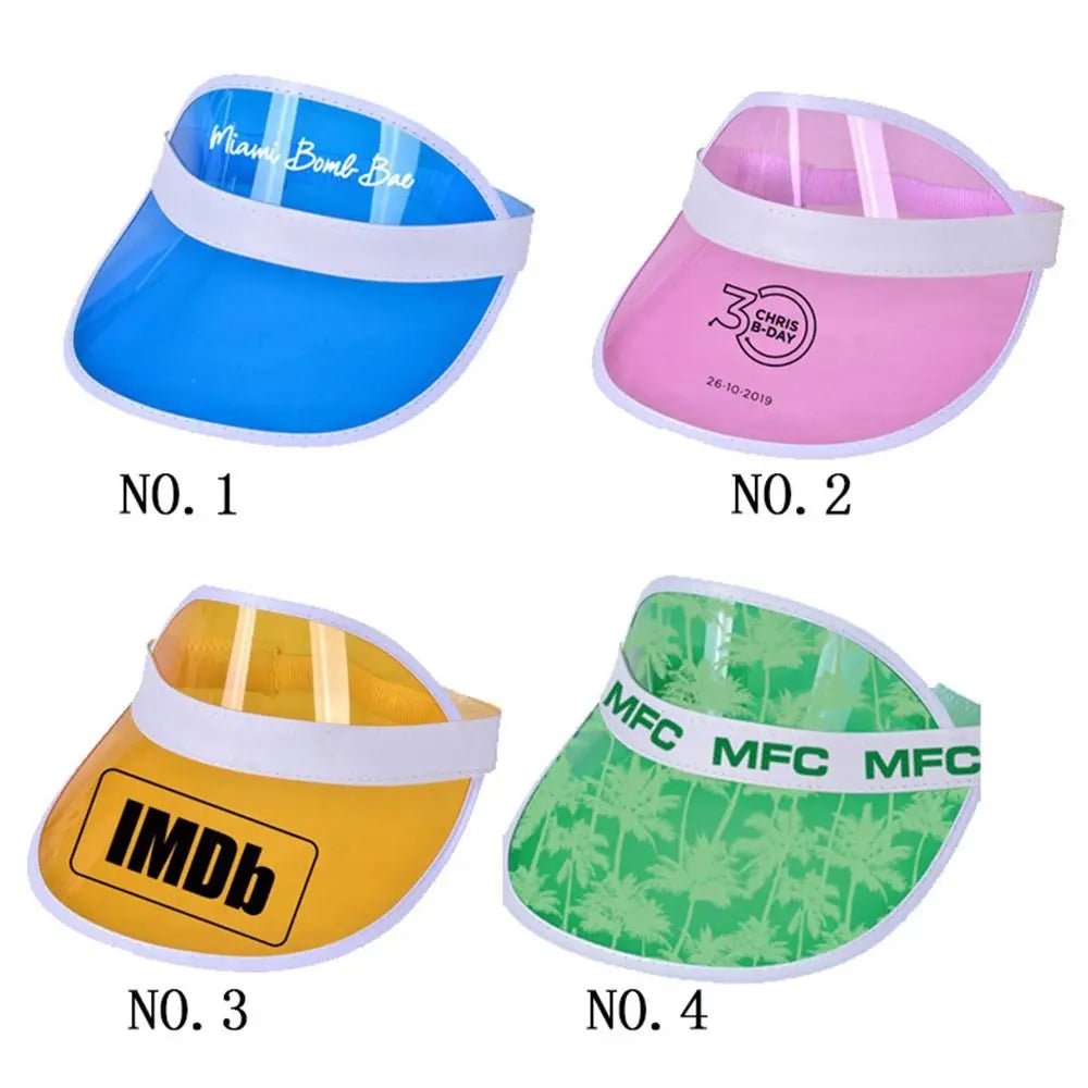 Chapeau haut - de - forme anti - UV été, visière transparente, sport - Zone shopping