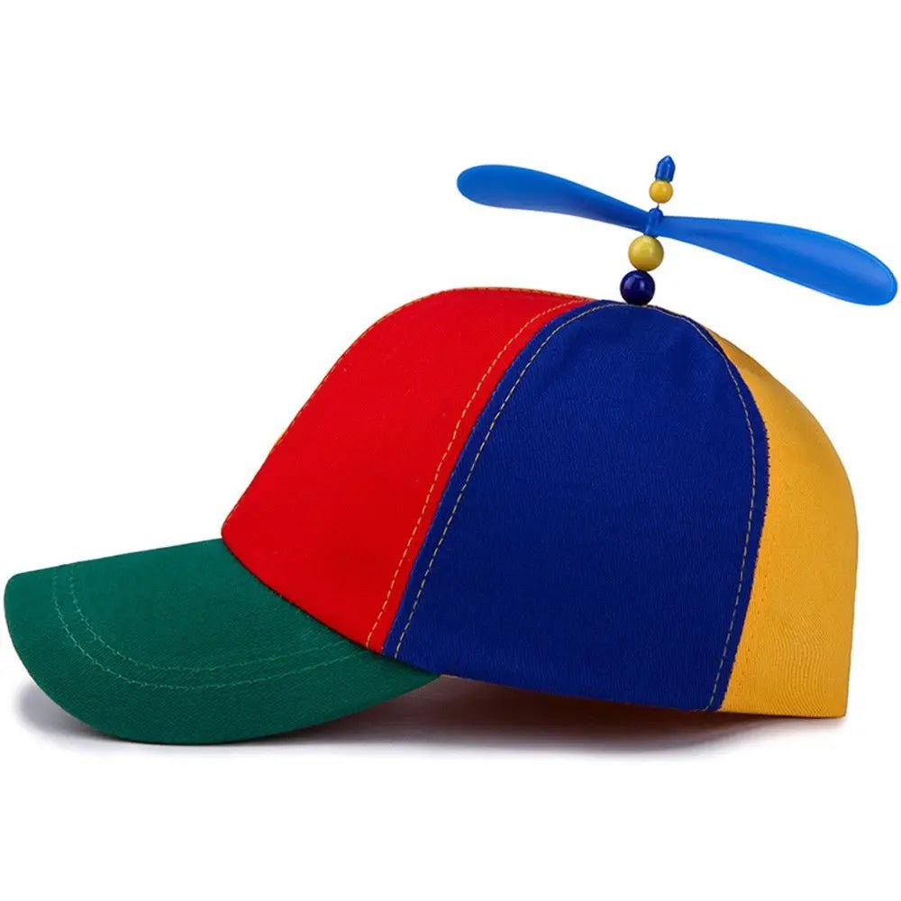 Chapeau hélicoptère amusant pour enfants et adultes - Aventure arc - en - ciel - Zone shopping