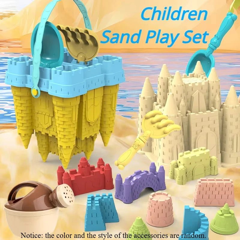 Château de plage en seau - Jouets de sable pour enfants d'été - Zone shopping