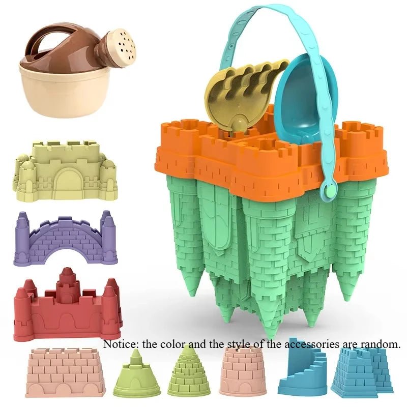Château de plage en seau - Jouets de sable pour enfants d'été - Zone shopping
