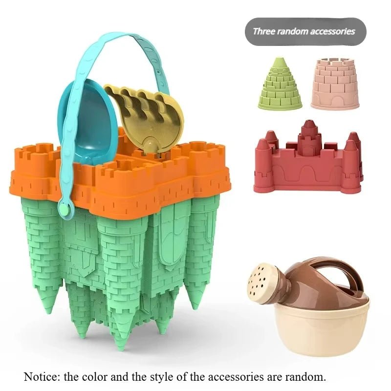 Château de plage en seau - Jouets de sable pour enfants d'été - Zone shopping