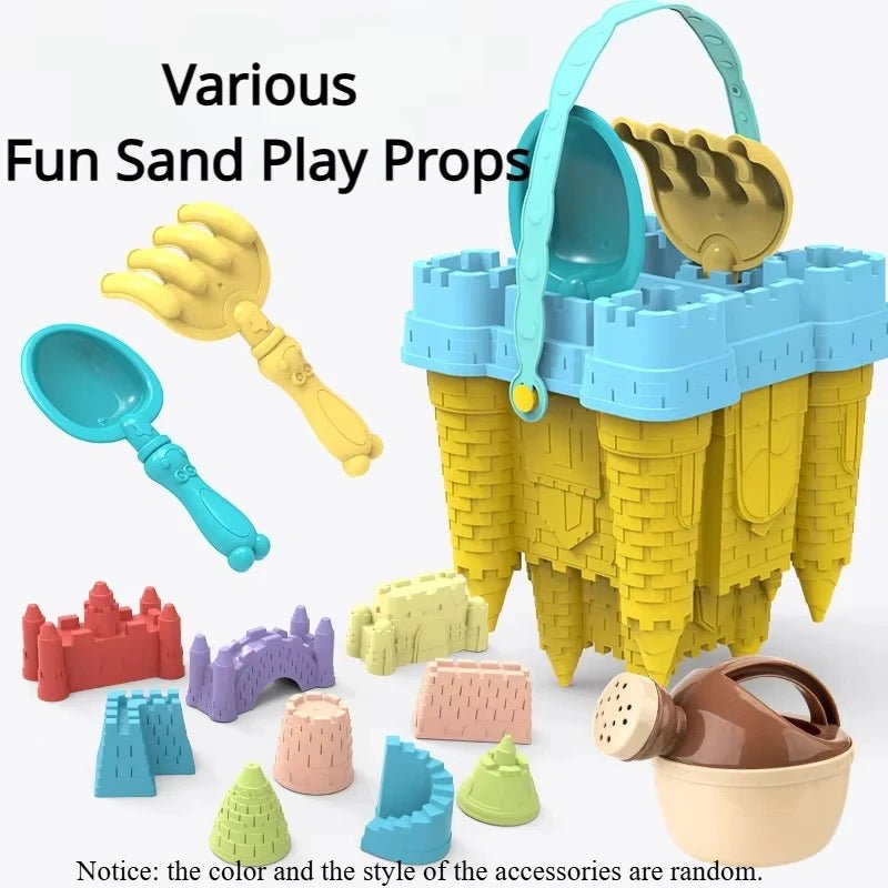 Château de plage en seau - Jouets de sable pour enfants d'été - Zone shopping