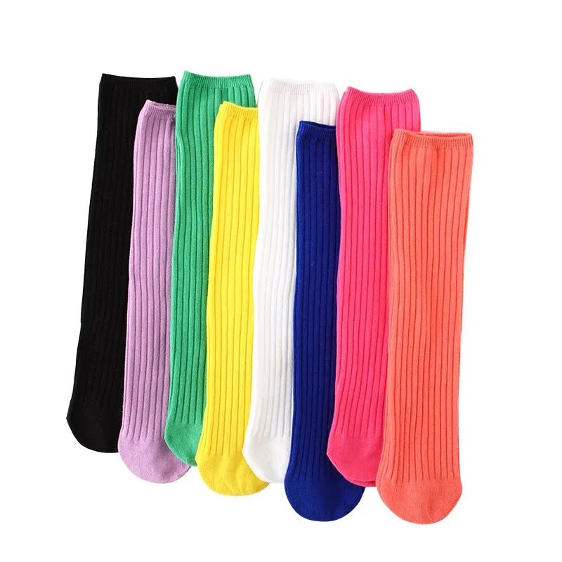 Chaussettes hautes enfants, jambières barbe à papa, mignonnes 3 - 12 ans - Zone shopping
