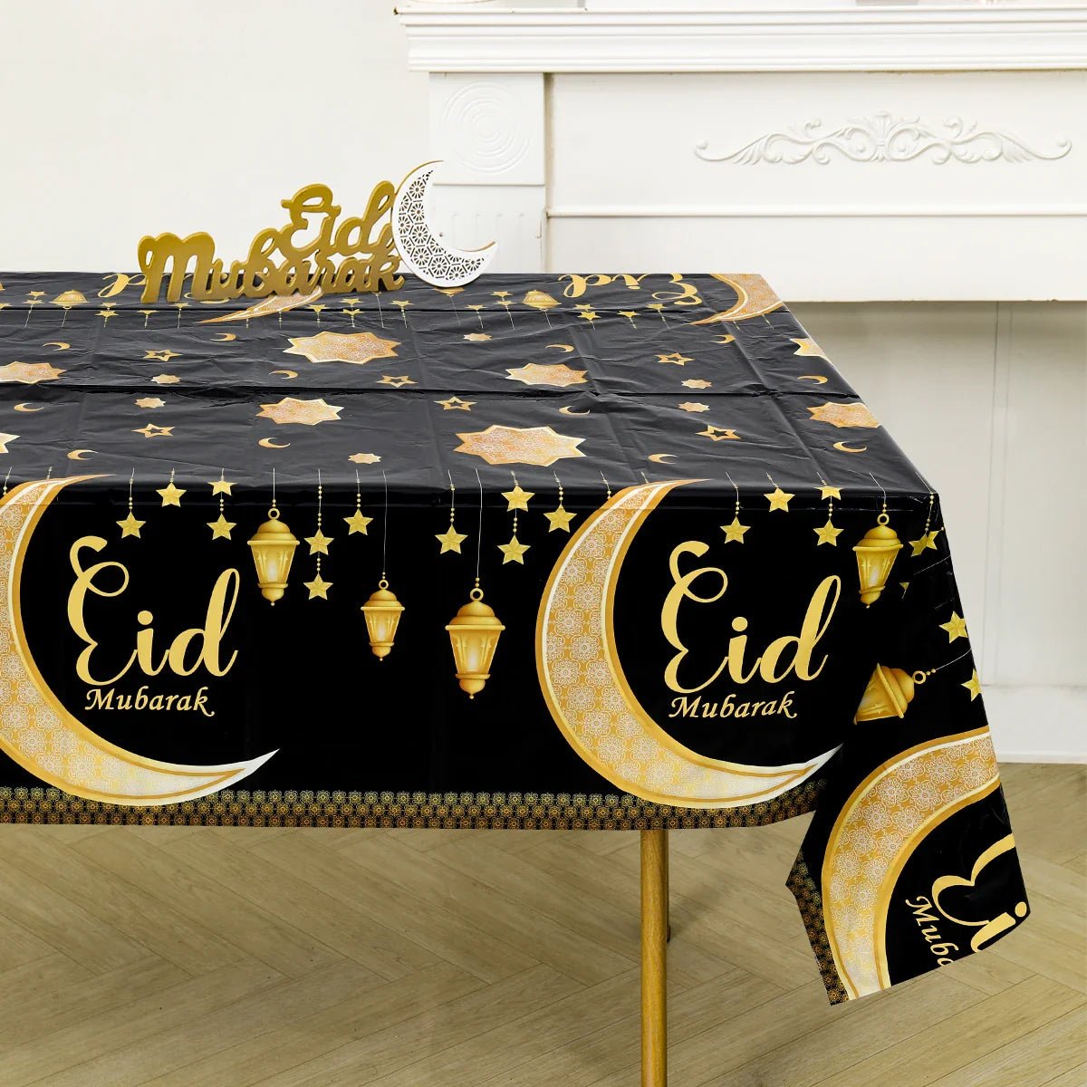 Chemin de table Eid Mubarak - Décoration Ramadan Kareem 2025 - Zone shopping