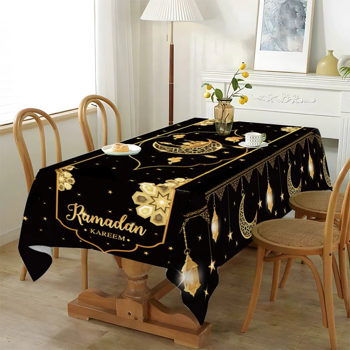 Chemin de table Eid Mubarak - Décoration Ramadan Kareem 2025 - Zone shopping