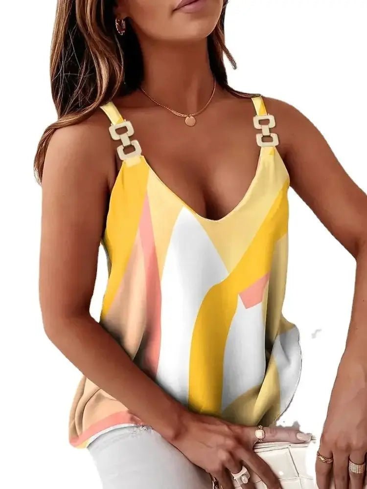 Chemisier élégant en mousseline de soie pour femmes - Printemps - Zone shopping