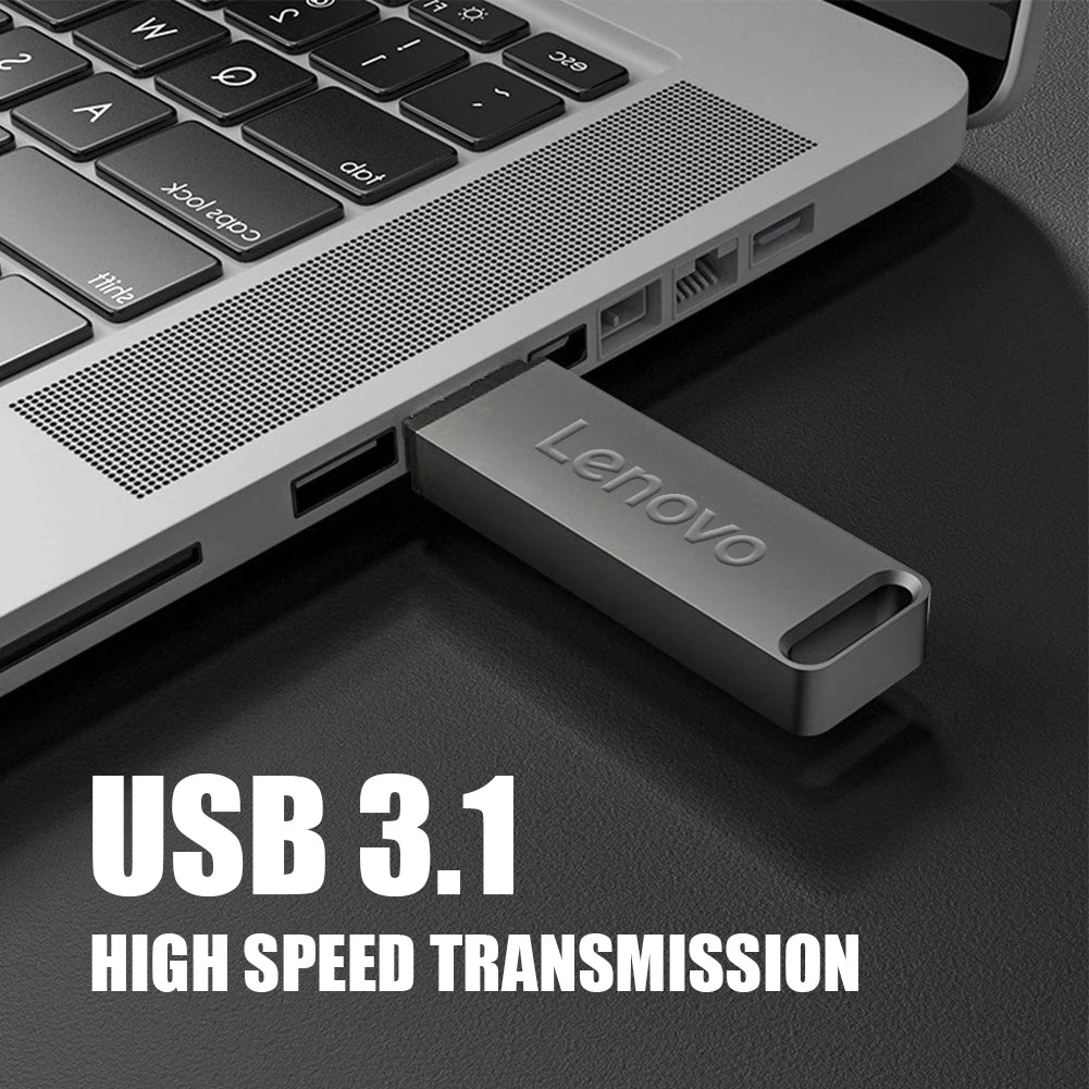 Clé USB 3.0 Lenovo métal 64 To, transfert rapide, étanche, style mécanique - Zone shopping